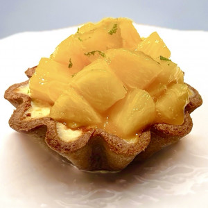 Торта аль формаджио с ананасом