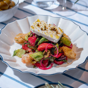 Знаменитый греческий салат( пол порции)