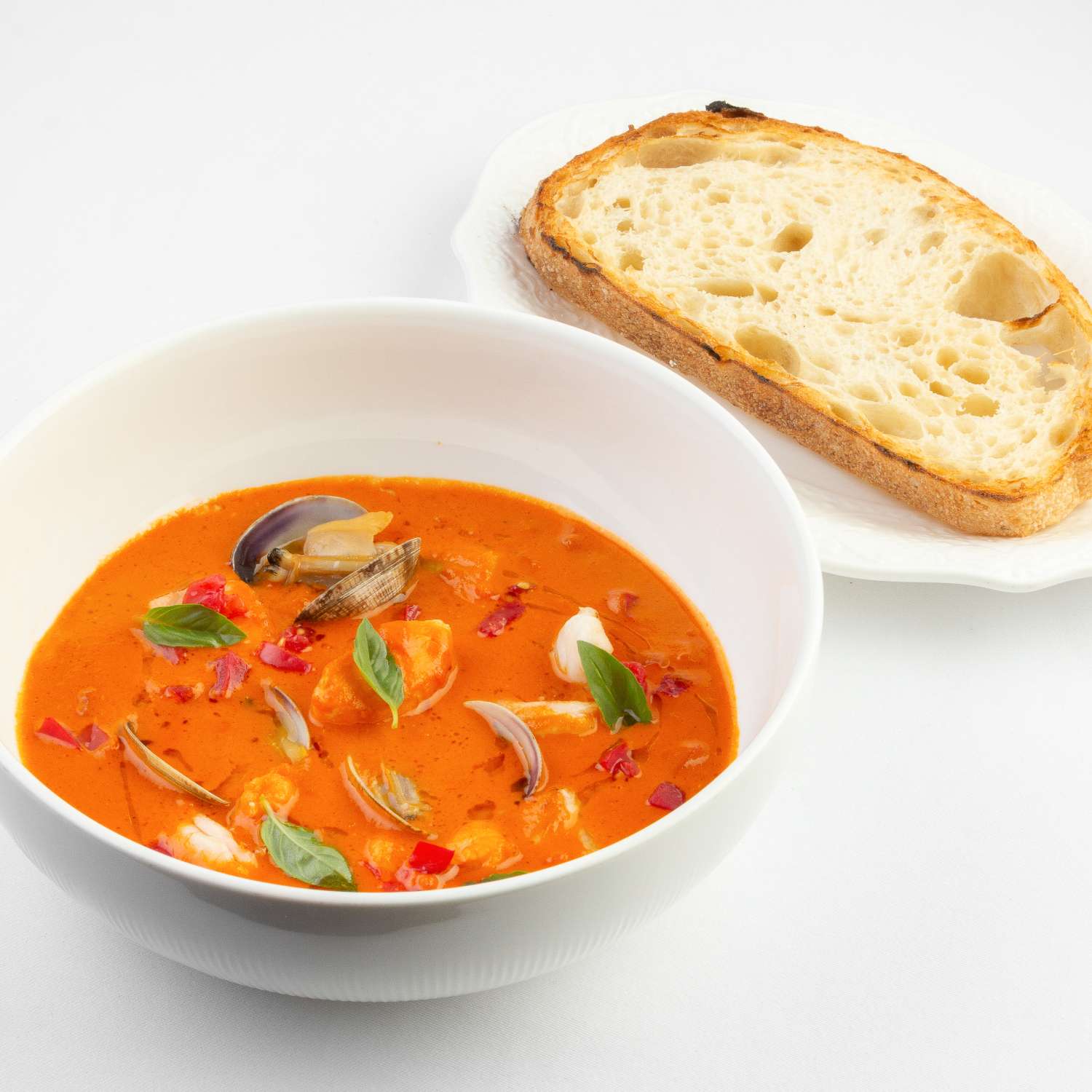 Томатный суп с морепродуктами из ресторана | Pinskiy&Co