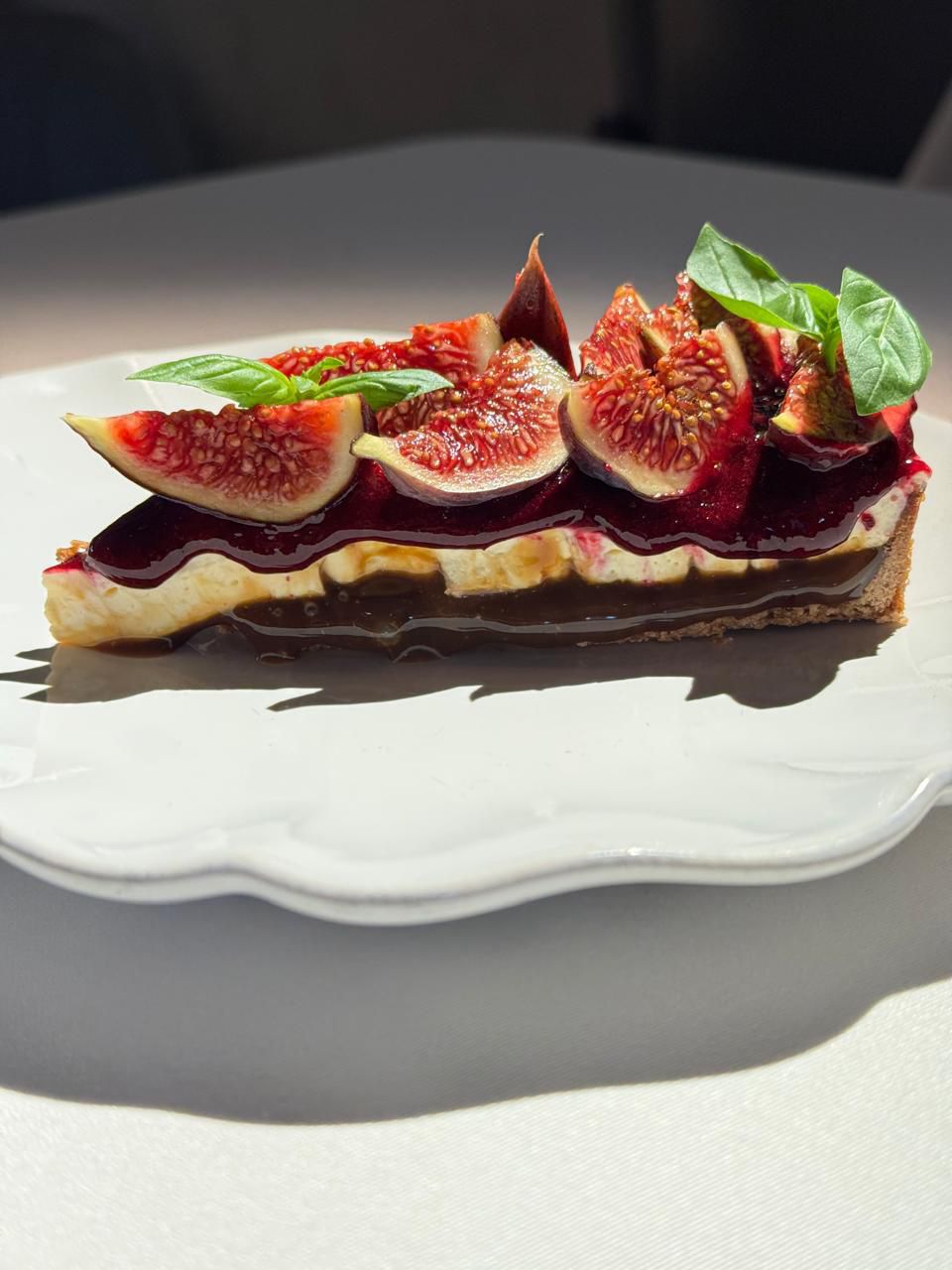 Тарт с хурмой